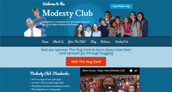 Desktop Screenshot of modestyclub.com